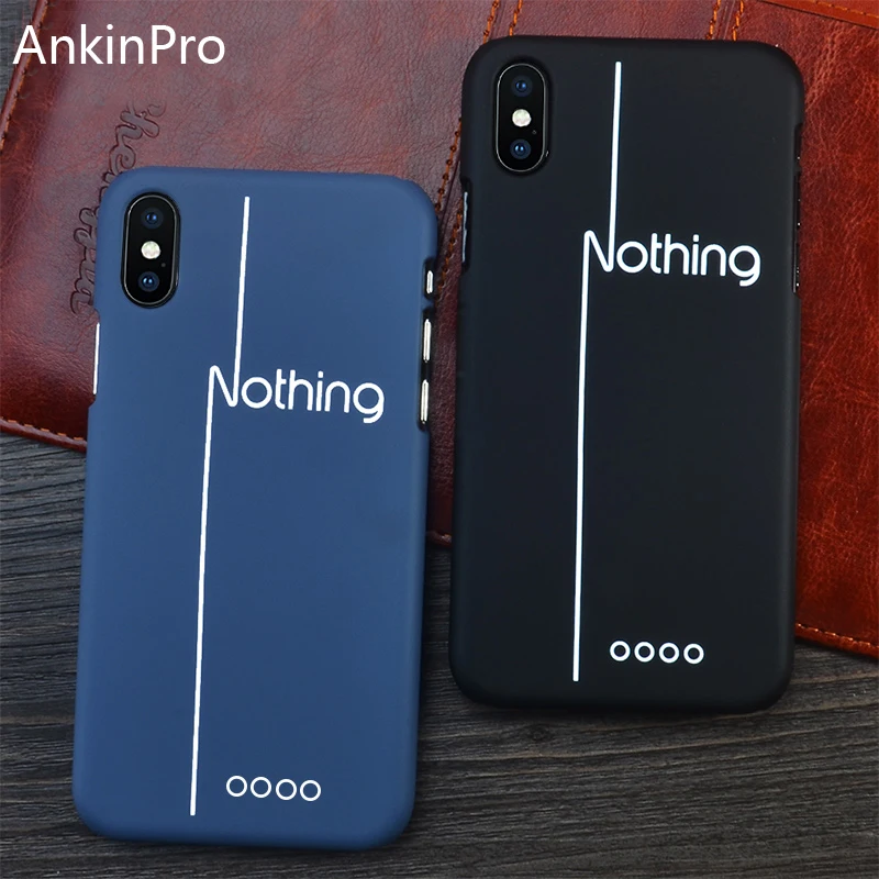 Ultra Thin Nothing Case for iPhone X 8 7 6 5 Plus Back Cover Soft