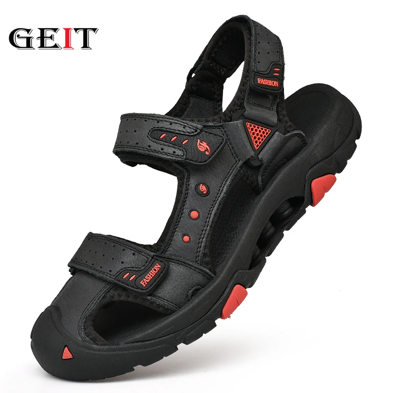 

Summer Beach&Outdoor Sandals Shoes Men Anti Skid Beach Slippers Male Breathable Mesh Sports Shoes Hiking Sneakers