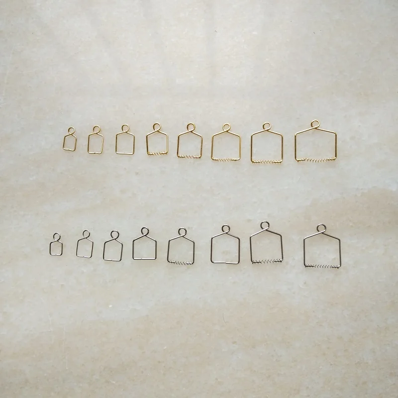 

8mm~25mm plated Metal Hooks for hanging crytal tube blossom-shape tube Chandelier Crystal Ball Pendants lighting accessories