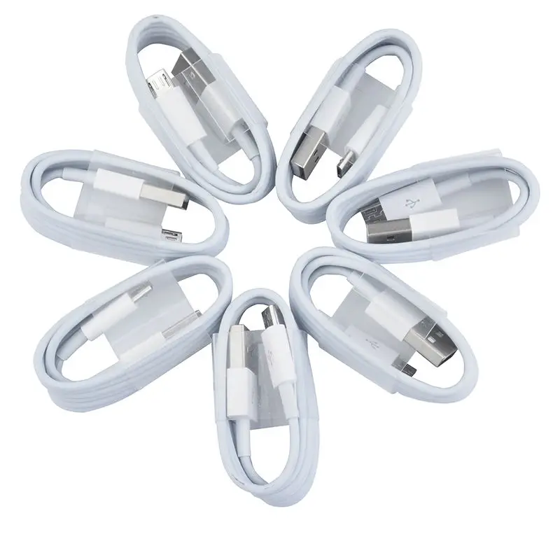 Goedkoop Groothandel 10 Stks partij i6 Usb kabel Voor IPhone X Netsnoer Lader USB Voor IPhone 5 6 6 S 7 8 Plus ipad Telefoon Kabels 1 M Witte Draad