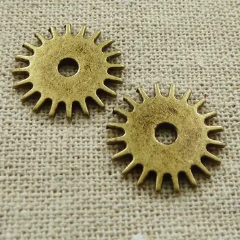 

180 pieces bronze plated wheel gear spacers 17mm #500