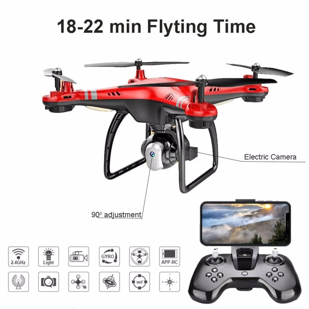 

X8 RC Drone Camera Drone with HD 3MP 720p Camera Altitude Hold One Key Return/Landing/Take Off Headless Mode 2.4G RC Quadcopter