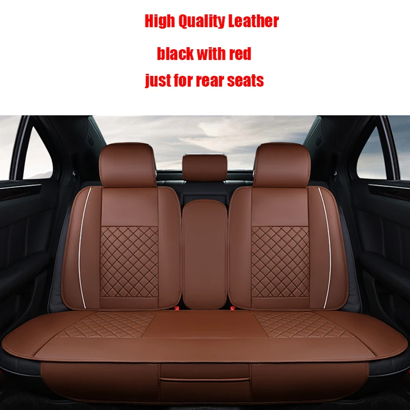 

4 pcs Leather car seat covers For Alfa Romeo 147 156 159 164 166 4C 8C Brera GT Mito Spider car accessories styling