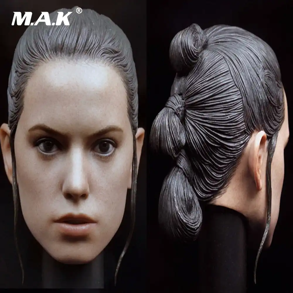1 6 Scale Female Head Sculpt Star Wars Ley Head Carving Braid