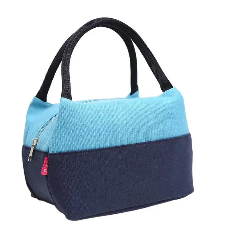 Изолированная сумка для ланча для женщин, женская модная Брезентовая сумка для еды, пикника, Ланч-бокс для детей, мужчин и девочек, Термосумка для еды