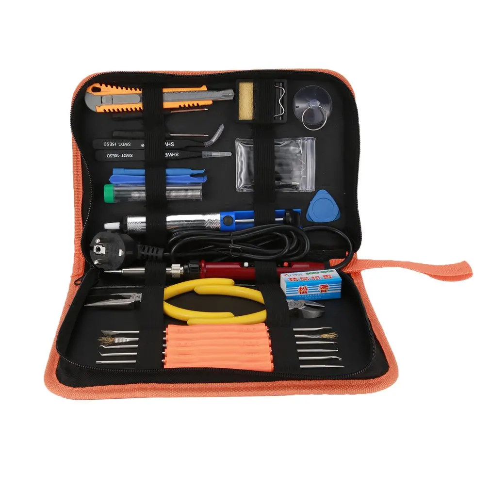 

220V 60W Adjustable Temperature Digital Electric Soldering Iron Kit Welding Solder Station Heat Pencil Tool Kit
