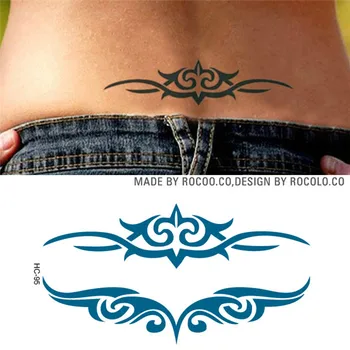 

HC1095 Waterproof Temporary Tattoo Stickers Men Women Body Art Painting Sexy Waist Shoulder Fake Tattoo Harajuku Flash Tattoo