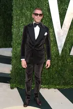 Latest Coat Pant Designs Black Velvet Men Suit Double Breasted Slim Fit 2 Piece Tuxedo Formal Custom Made Suits Terno Masculino