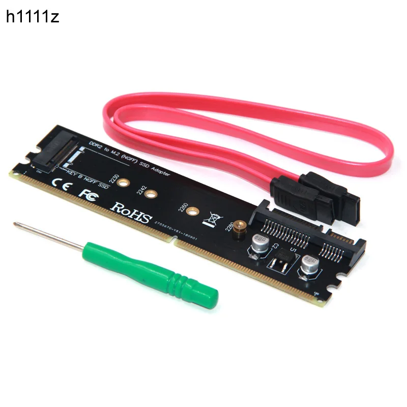 H1111Z Add On Cards M2/M.2 SATA Adapter M2/M.2/DIMM/DDR2/DDR4/DDR3