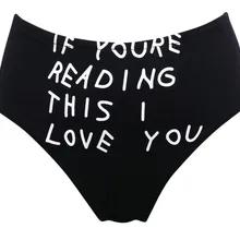 Сексуальное женское мягкое эластичное бикини с буквенным принтом, нижнее белье, купальный костюм, цельный пляжный купальник, черный цвет