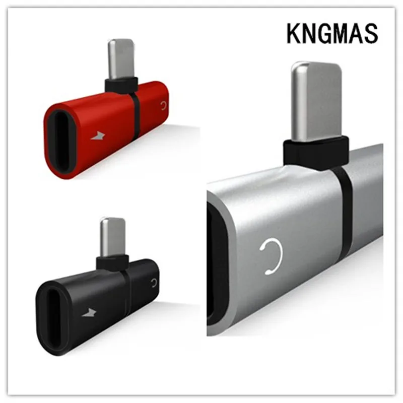 Kopen Lading voor bliksem Jack Converter Opladen Audio Adapter voor iPhone 7 8 X Suppore IOS 11 Muziek of Bel Voor hoofdtelefoon Audio