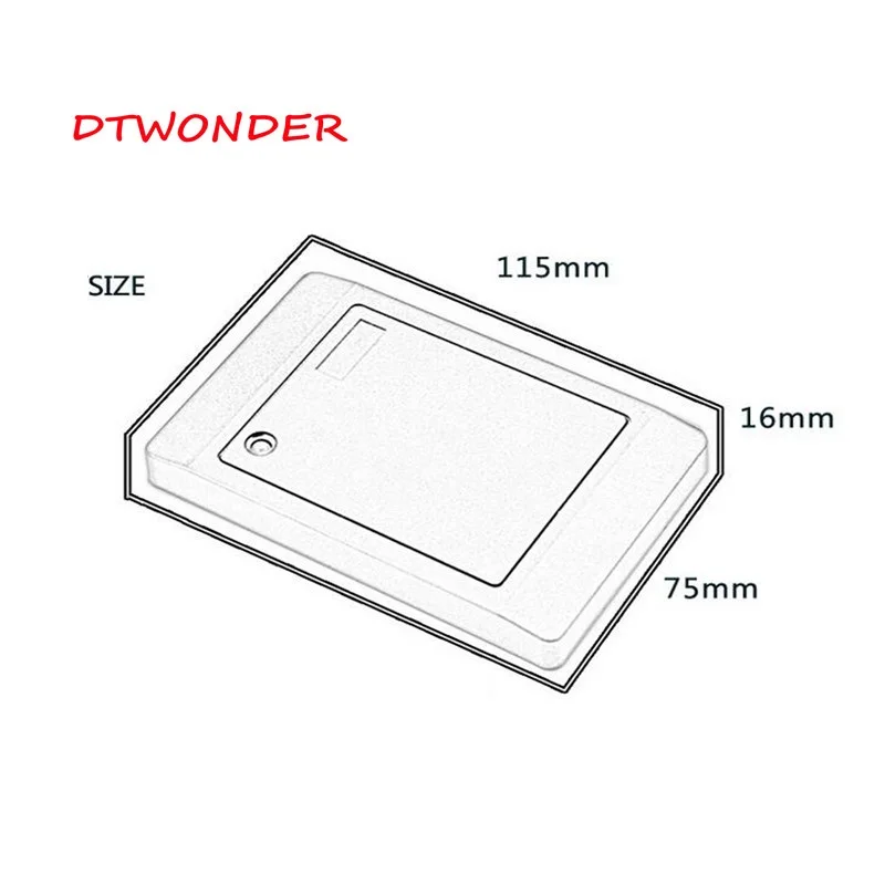 DTWONDER Access control card reader 125khz double frequency TK4100 Smart rfid reader waterproof Proximity DT001