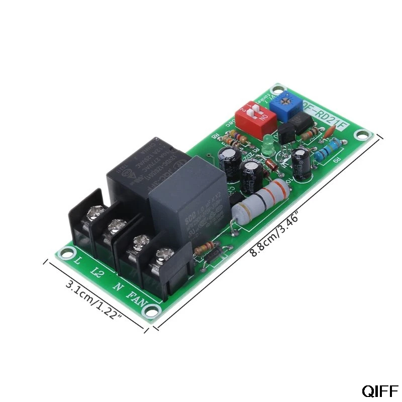 Прямая поставка и, AC100V-220V, регулируемый таймер, релейный модуль для выключения, переключатель задержки для вытяжного вентилятора, 25 июня