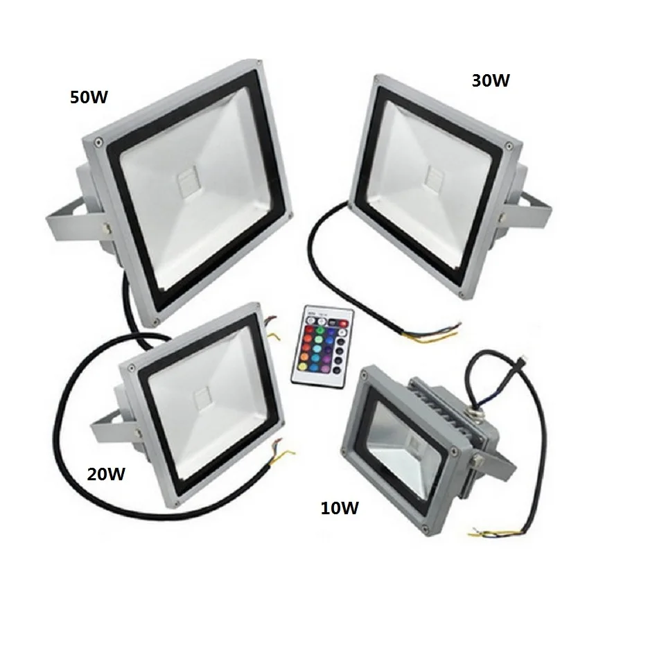 

LED Flood Light outdoor RGB led flood light 10W 20W 30W 50W floodlight, high power led flood light 10w rgb power led IY105322