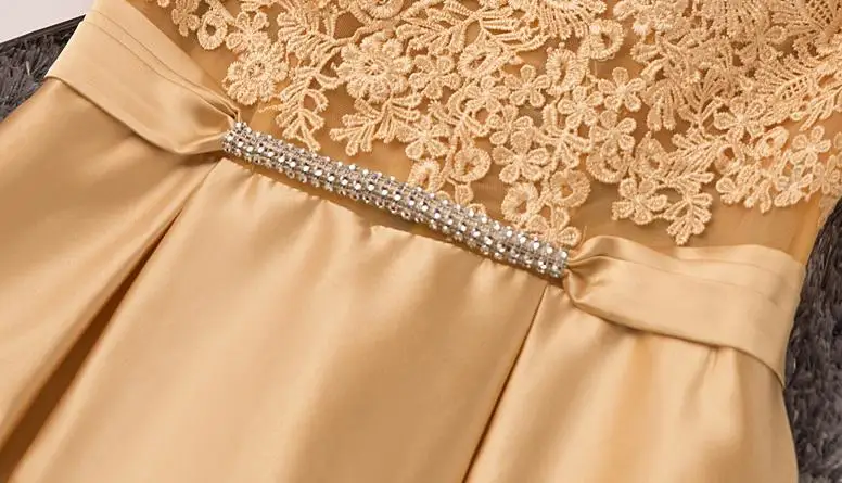 VENSANAC 2018 A Line O Neck Crystals Sash Long Evening Dresses Elegant Bow Tank Lace Embroidery Party Prom Gowns