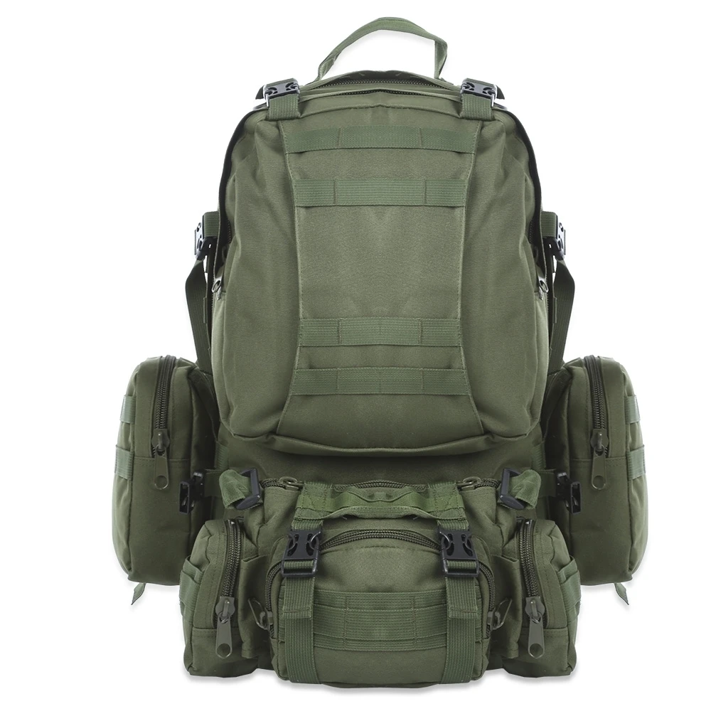  50L Outdoor Multifunction Sport Bag Backpacks Molle Military Tactical Bag Backpack Waterproof Rucks