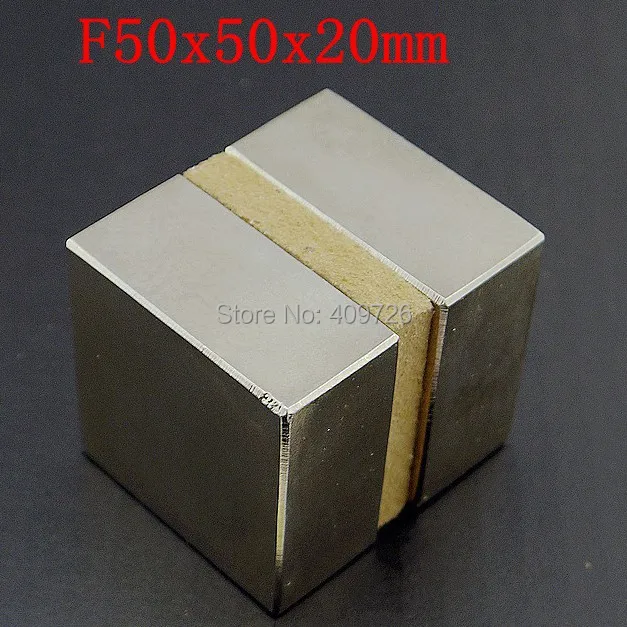 Неодимовый магнит 2 шт. N52 46x46x16 (замена 50x50x20) Мощный блок Иман магниты