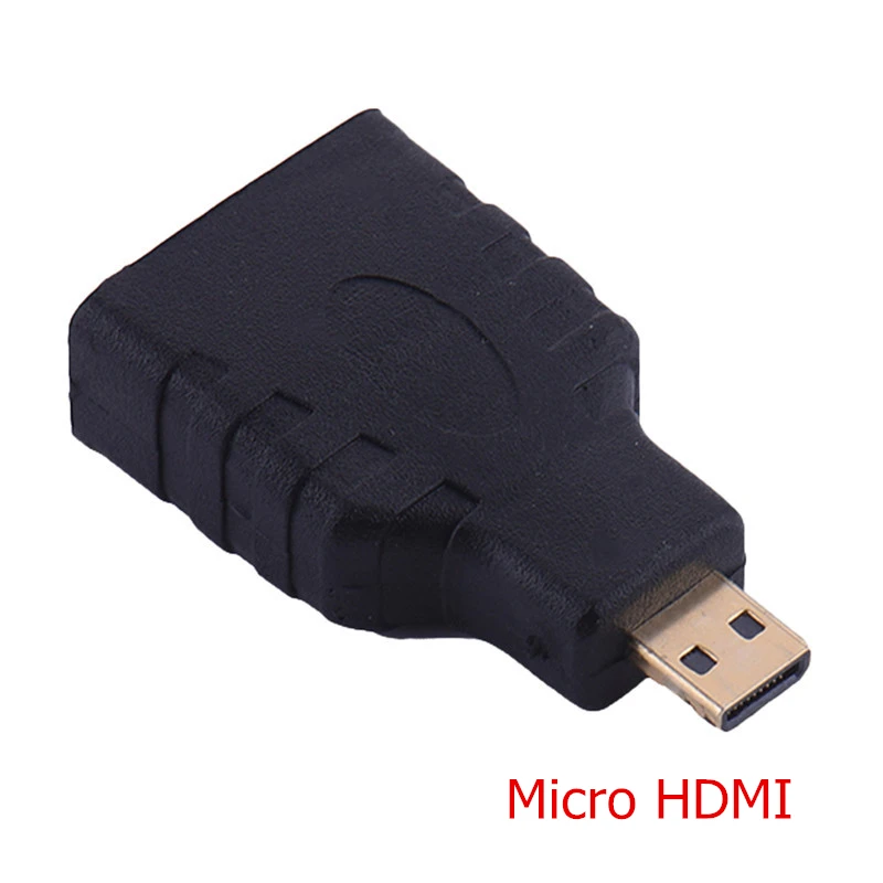 Trumsoon Mini Micro HDMI to HDMI Adapter Converter Cable Male to Female 1080P Cables for TV PS3 projector