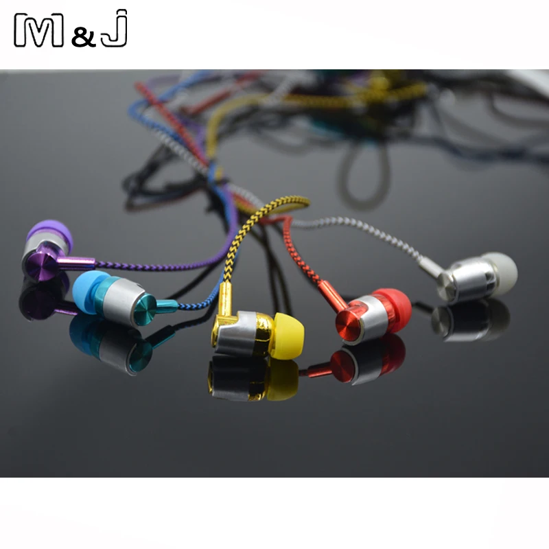Стереонаушники M & J J7 портативные с микрофоном 3 5 мм|stereo earphone|headset with micearphone wire |