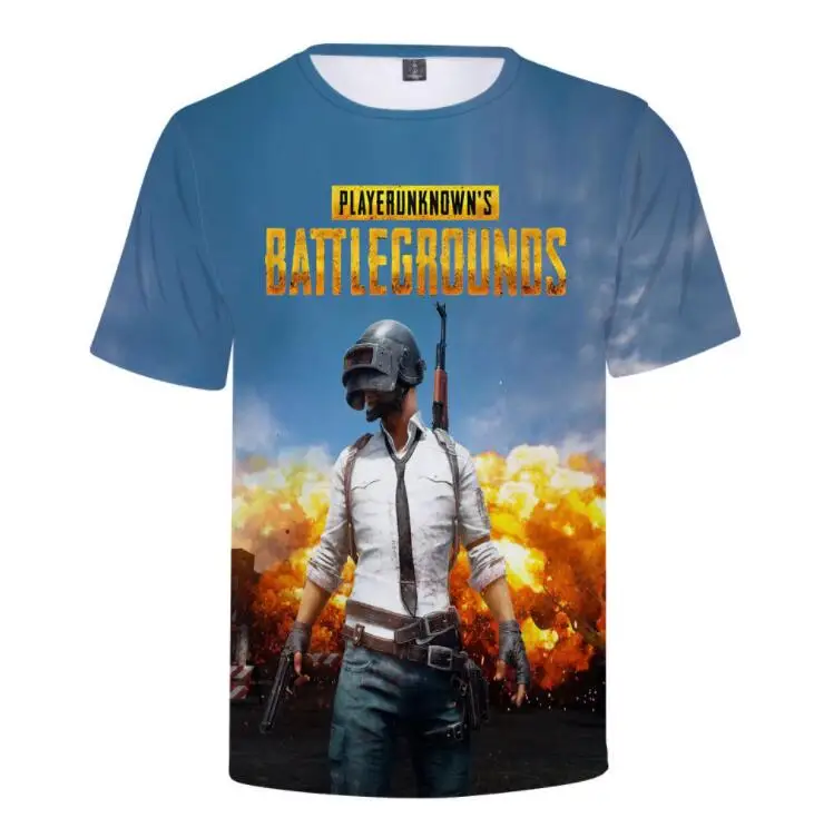 

Hot Game PUBG 3D t shirt Men/women Aikooki Fashion Playerunknown's Battlegrounds Men's t shirt PUBG 3D Print Plus Size Clothe