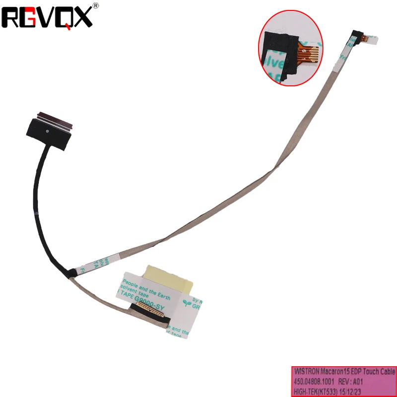 Новый оригинальный ЖК кабель для ноутбука HP Envy M6 W X360 PN: 450.04808.1001 LCD LVDS|lcd cable|lcd lvds