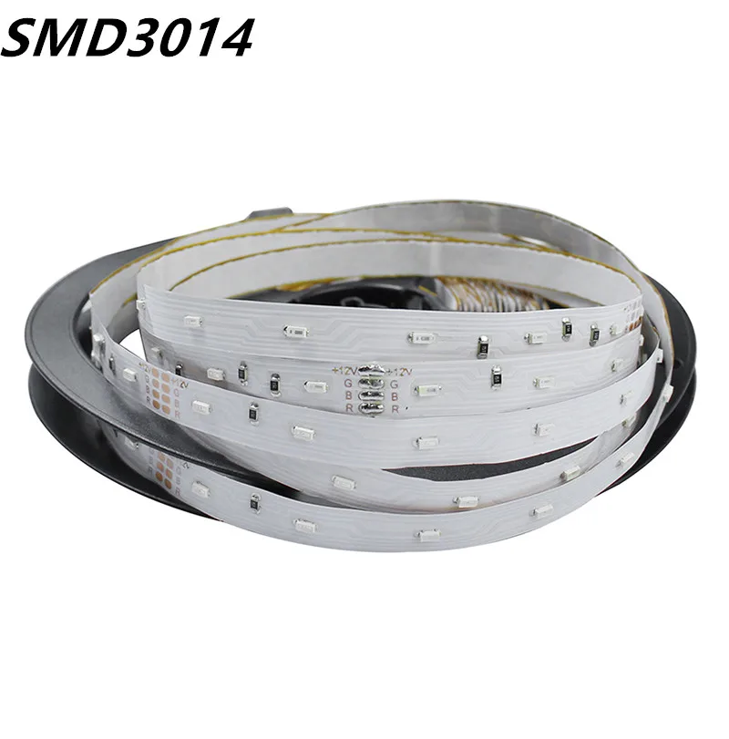 SMD 3528 5050 5630 3014 Светодиодная лента 12 В постоянного тока гибсветильник 60