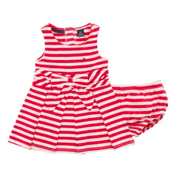 

2019 New Baby Girl Dresses Sailor Decoration Lotita Vest Style Tiered Baby Girl Summer Clothes for Birthday Party Baby Clothing