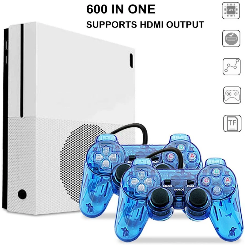 

10pcs/lot Mini TV Retro Video Game Console 4GB Built-in 600 classic game support HD HDMI For F-C/GBA/SNES/SMD