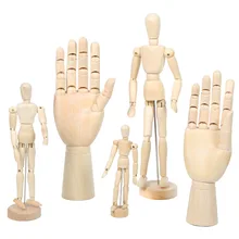 4,5/5,5/8/12/16 дюймов мультфильм Деревянный Кукольный дом игрушка в виде человечков художественный эскиз модель картина товары для рукоделия 1 шт