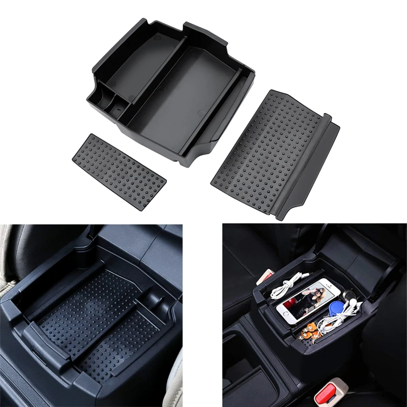 

Car Center Console Armrest Storage Box Front Doors Interior Container Box Storage FOR HONDA CRV 2015 2016