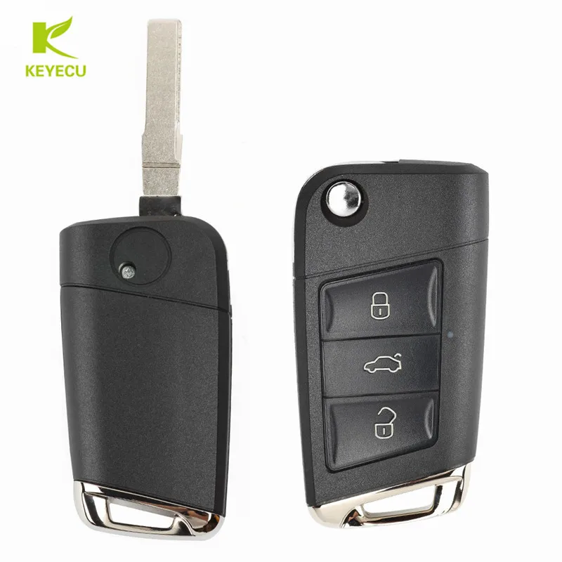 KEYECU Новый стильный дистанционный Автомобильный ключ Golf 7 433 МГц 1J0 959 753 P для VW Sharan
