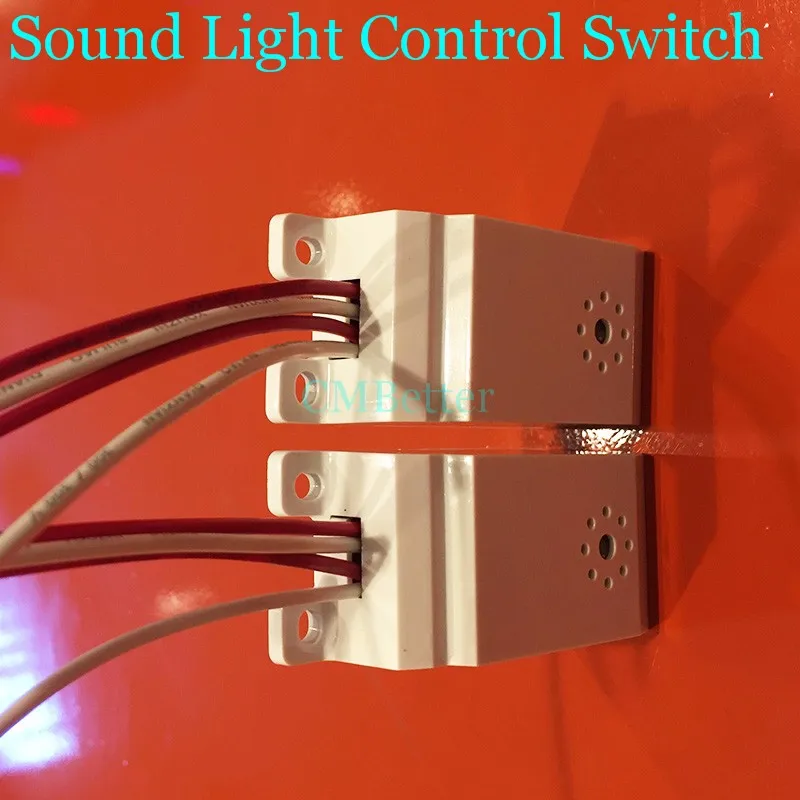 Simple Design energy saving 220v light control switch sound control induction Panel staircase corridor sound controller CM083 Y1 (3)