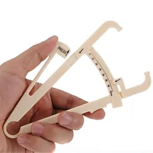 HOT 2PCS Fitness Personal Measure Keep Slim Health Tester Analyzer Body Fat Folder Monitor Loss Tester Caliper For Body Building