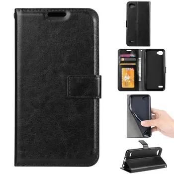 

30pcs/lot Crazy Horse Wallet Stand Leather Case with Card slot for LG Q6 Plus M700N M700A X600 Q6A /Q6 Alpha