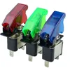 Auto Boat Truck Illuminated Led Toggle Car Switch With Safety Aircraft Flip Up Cover Guard Red Blue Green Yellow White 12V20A TM ► Photo 3/6