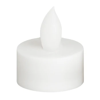 

Liroyal 12-Pack Tealight Candle LED White, Color Changing Flame