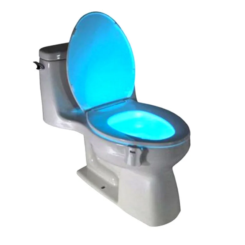 Pcs Pir Motion Sensor Toilet Seat Novelty Led Lamp Colors Auto Change Infrared Induction