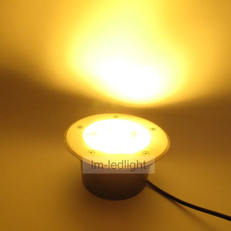 

12V underground light led lights 12W dia180mm led deck light warm / neture / cold white outdoor lighting free ship 20pcs