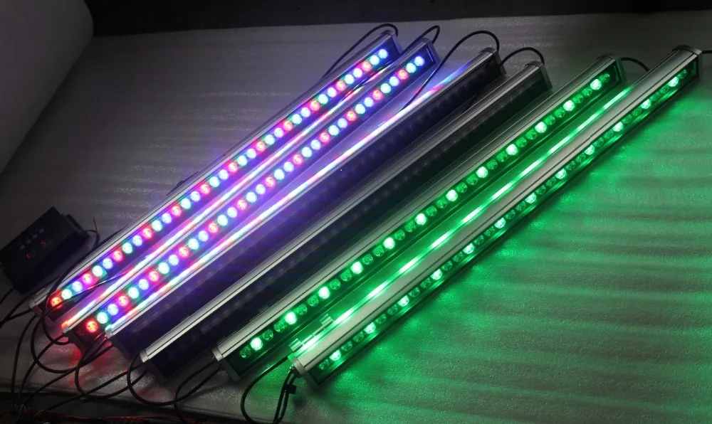 Высокая мощность 36 Вт DMX512/0-10 В затемнения RGB светодиодный светильник прожектора стены водонепроницаемый IP65 открытый ландшафтный светильник ing