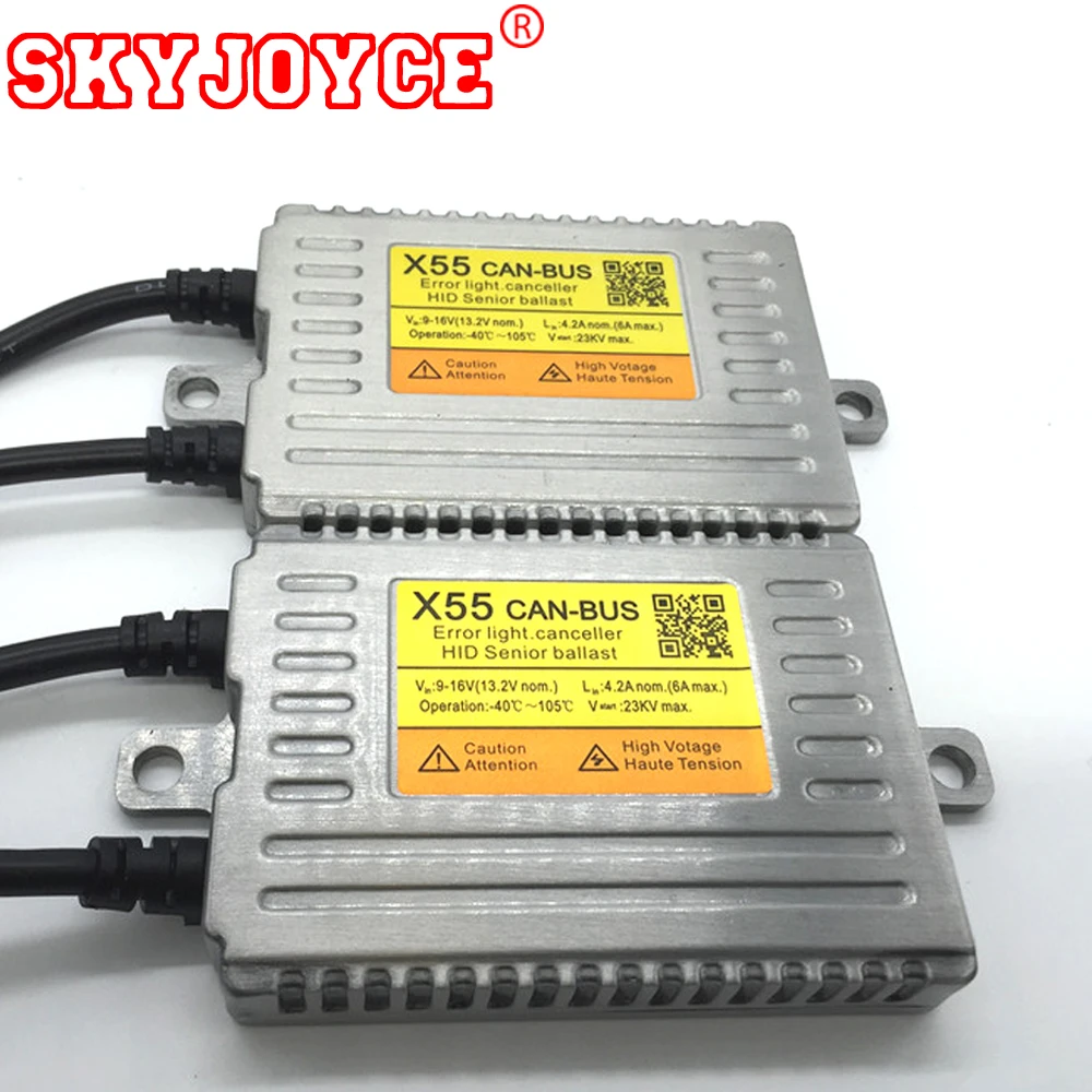 Магазин SKYJOYCE 2 шт. оригинальный DLT X35 X55 Быстрый Яркий балласт CANBUS hid комплект фары 35