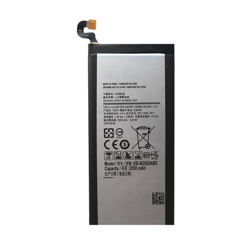 Для SAMSUNG S6 Сменный аккумулятор для Samsung GALAXY SM-G920 G920F G920i G920A G920V G9200 G9208 G9209 | Мобильные
