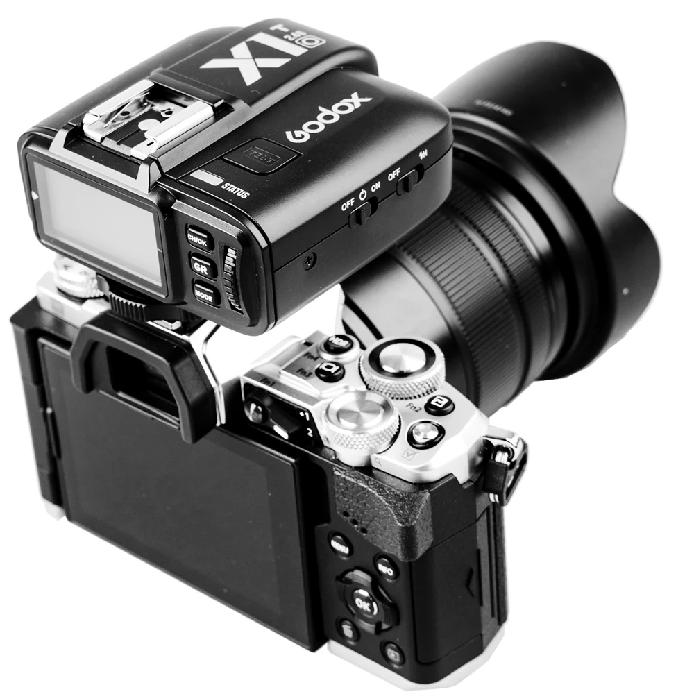 GODOX X1T-O ttl триггер стробоскопа 1/8000s HSS 32 Каналы 2,4G Беспроводной ЖК-дисплей трансмиттер триггер для вспышки для цифровой камеры Olympus Panasonic