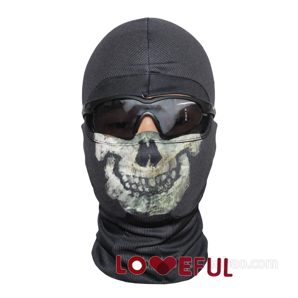 COD19 : MW2 Ghost Simon Riley 's Skull Mask Balaclava Cosplay