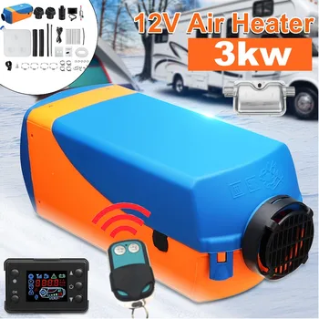 

12V 5KW Air Diesels Heater Parking Air Heater With Remote LCD Digital Display for Boat Motorhome Trailer Silencer For Free