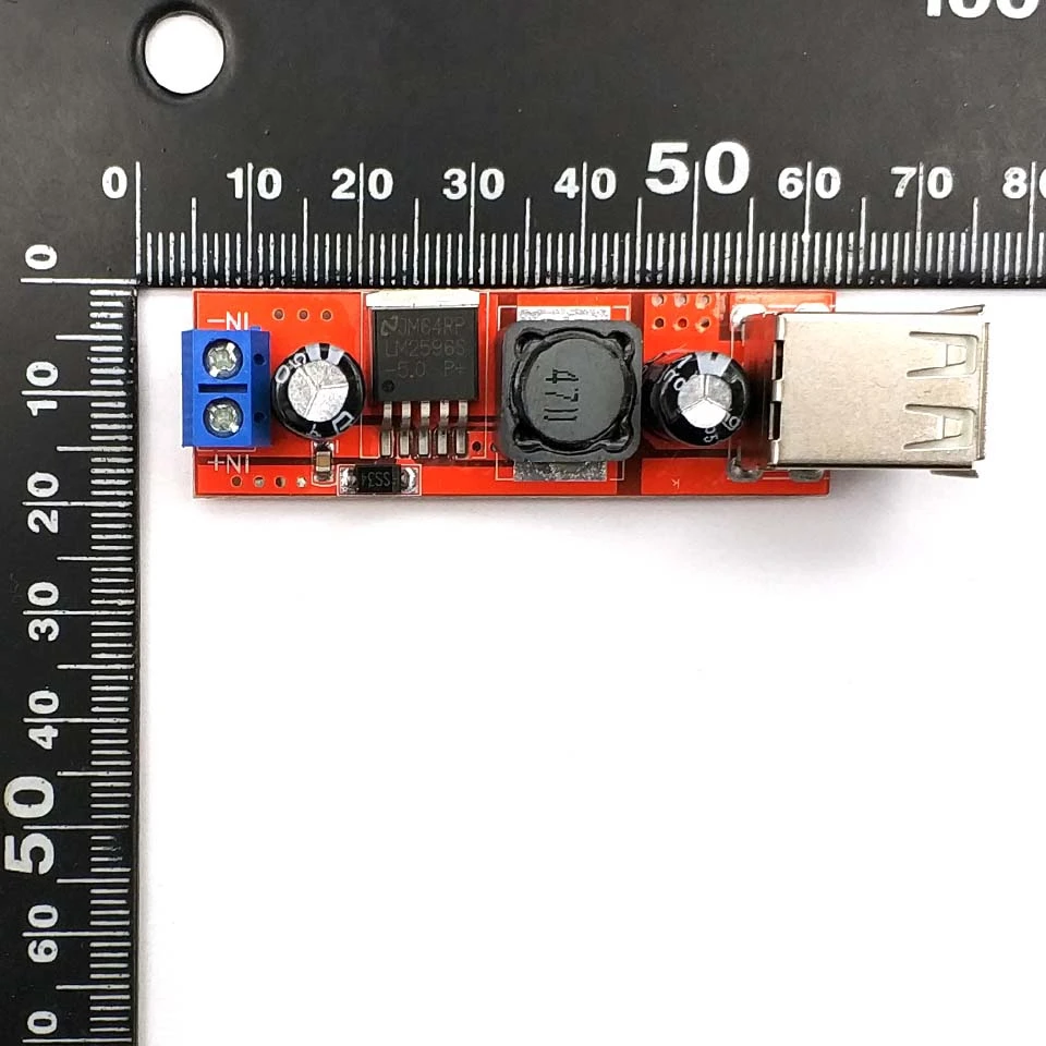 Двойной USB выход DC 9V/12V/24V/36V до 5V 3A понижающий модуль питания преобразователь 6V 40V