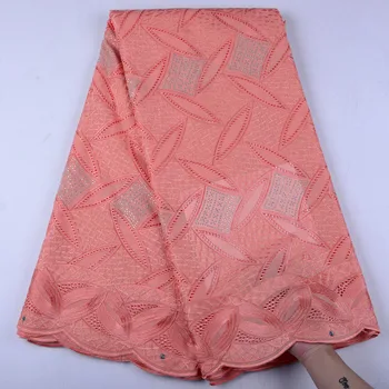

Nice Quality Swiss Voile Lace Fabrics African Lace Fabric For Evening Party Dresses Swiss Voile Lace In Switzerland 5Yards A1524