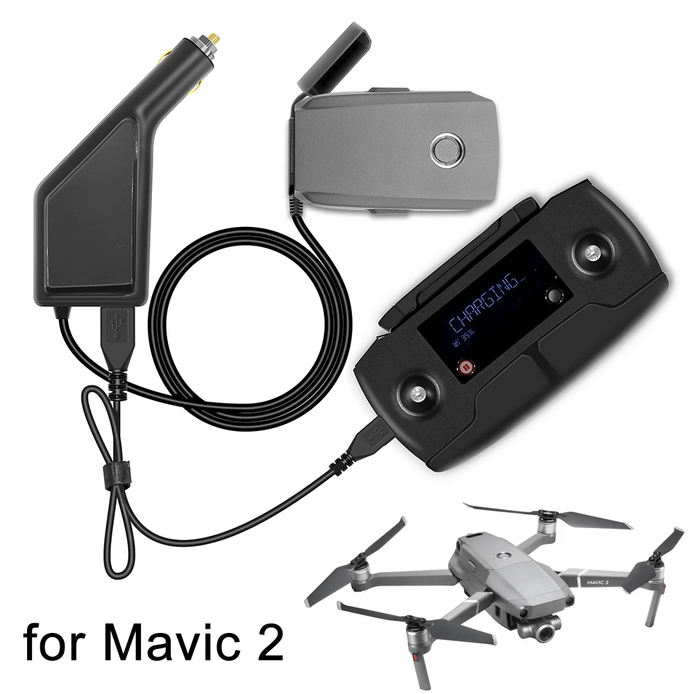 DJI Mavic 2 Pro Zoom Car Charger for Battery Remote Controller Outdoor