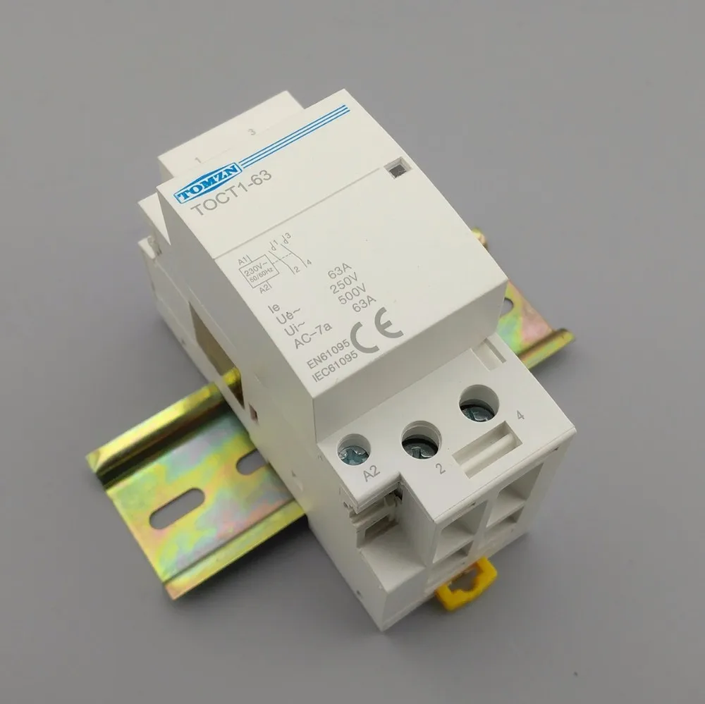 Toct1-contator modular din din padrão doméstico, 2p,