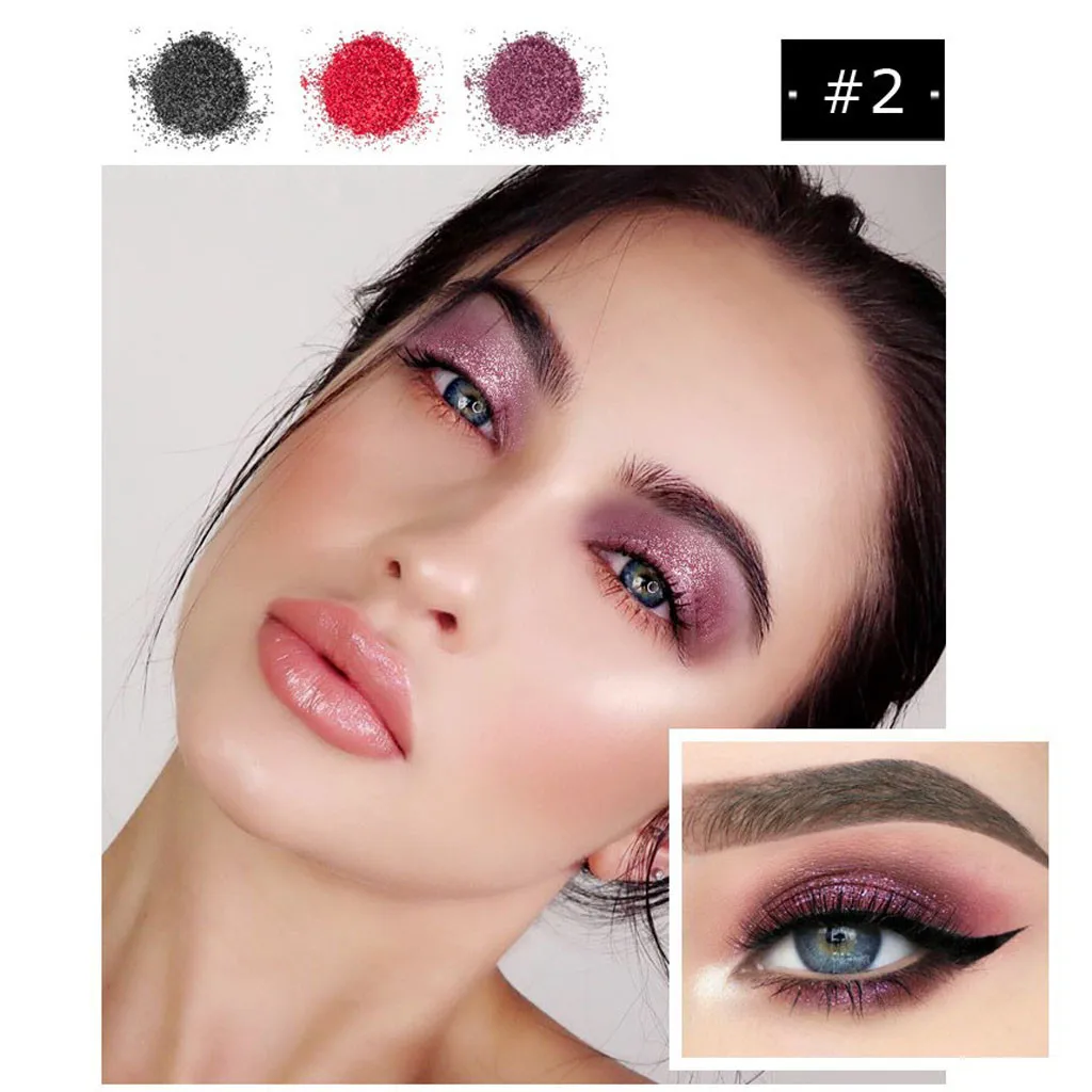 

3 Color Eyeshadow Powder Bright High Quality Pearlescent High Light Brightening Powder Makeup Eye Shadow Exquisite #LR3