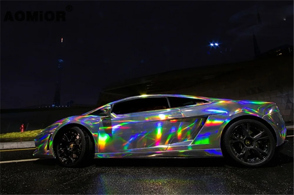 Rainbow-Chrome-Mirror-Holographic-Vinyl-Wrap (20)